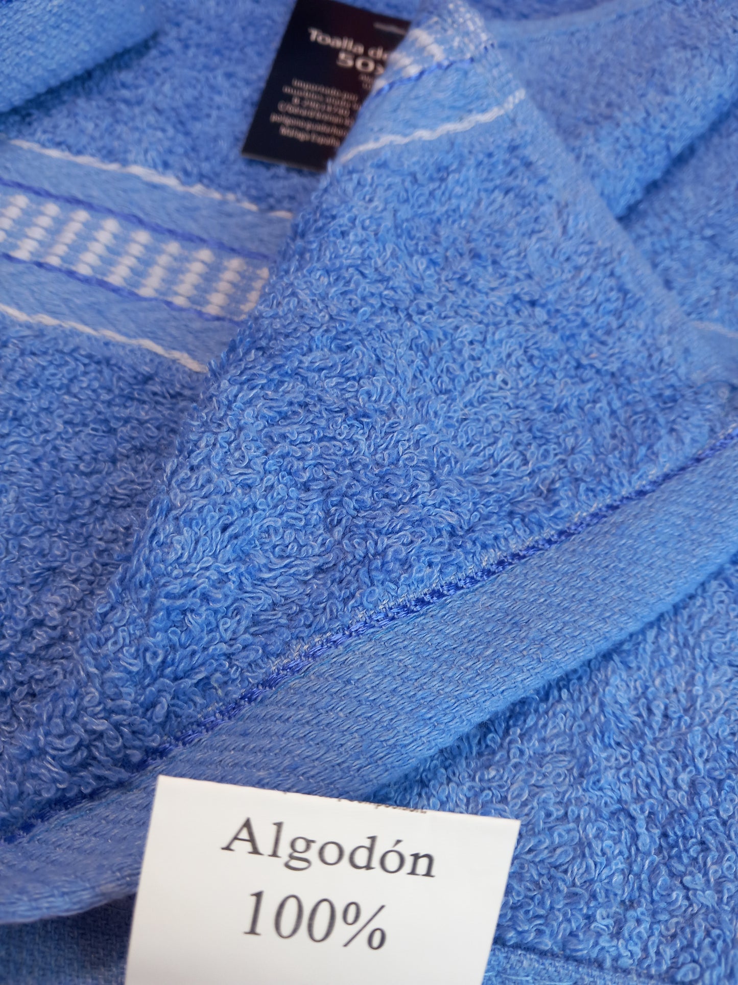 Juegos de Toallas máxima calidad en azul (3 piezas). Envío gratis.