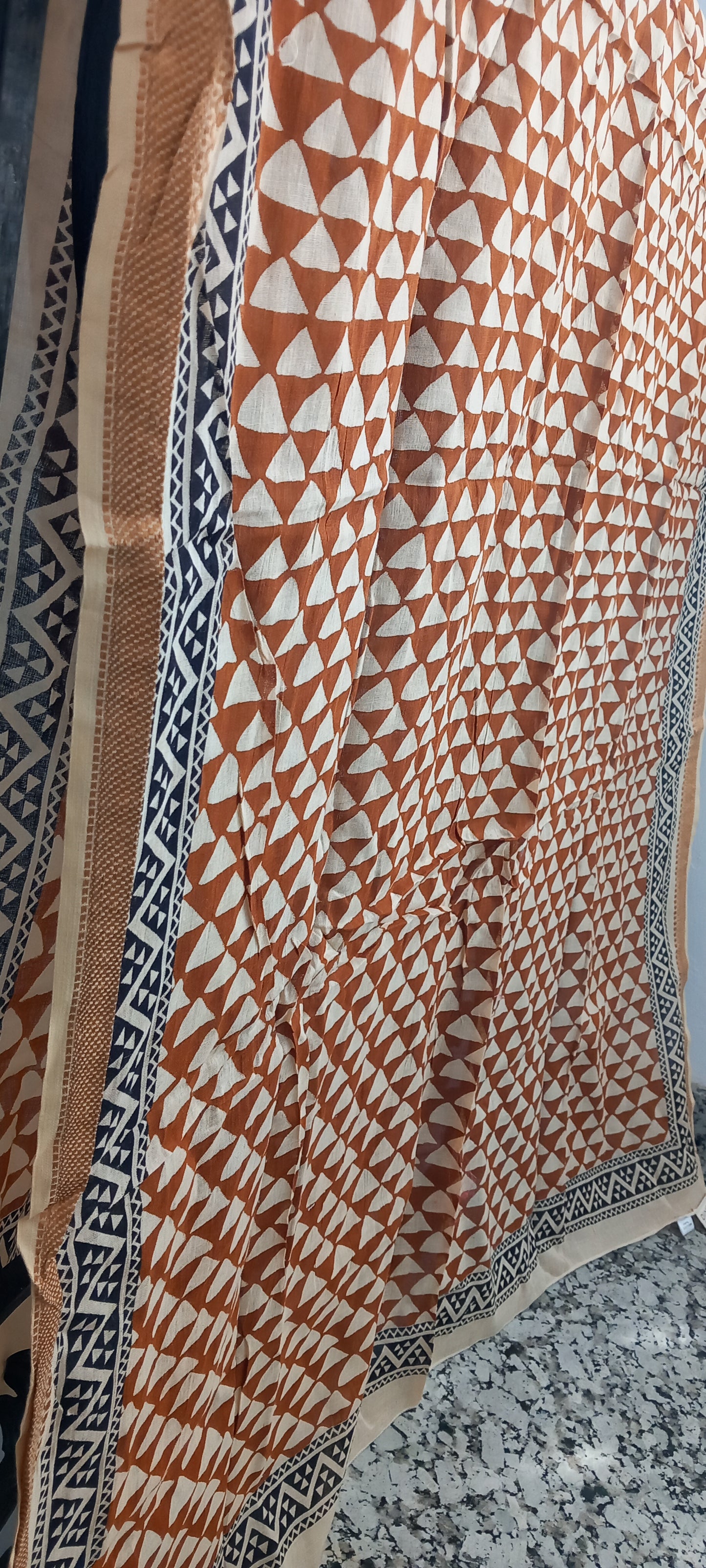 Plaid home Bagru 100%algodón natural y 100%algodón artesanal. Pieza única con envío gratis sin pedido mínimo.