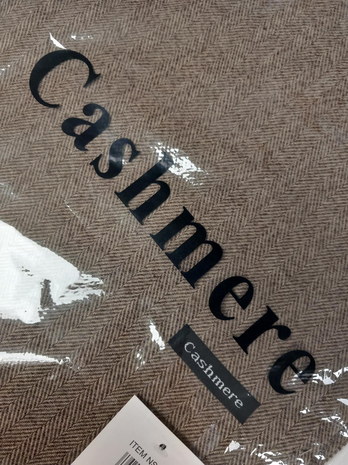 Suave BUFANDA Reversible de hombre CASHMERE