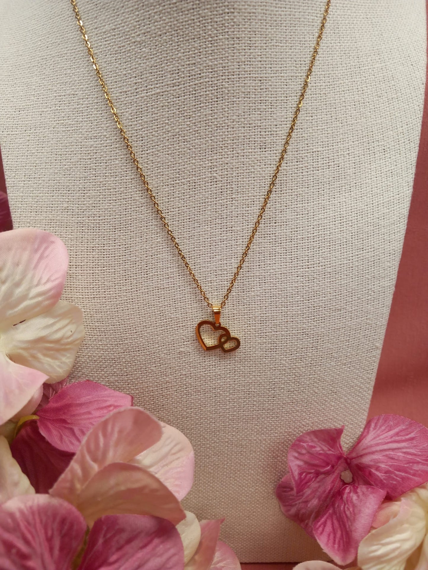 Conjunto Pendientes + cadena + colgante de SIEMPRE JUNTOS SIEMPRE UNIDOS