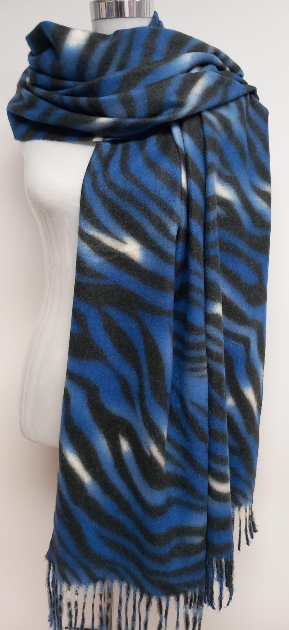 Bufanda pasmina en lana cachemira auténtica 100x100