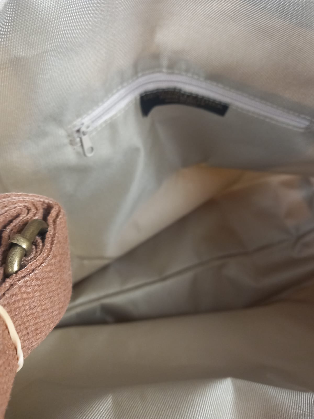 Pack de Bolso tote + neceser cuadritos vichy con bolsillo interior
