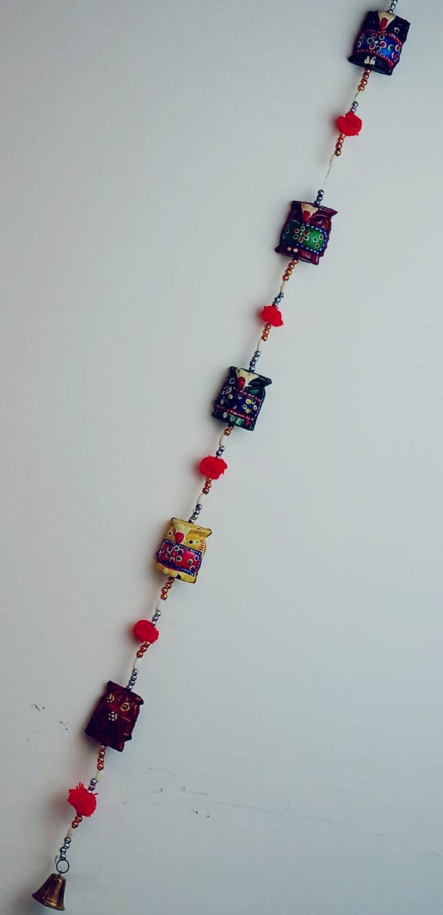 Colgador móvil de búhos elaborado artesantamente.Precio sin competencia.Envío Gratis.