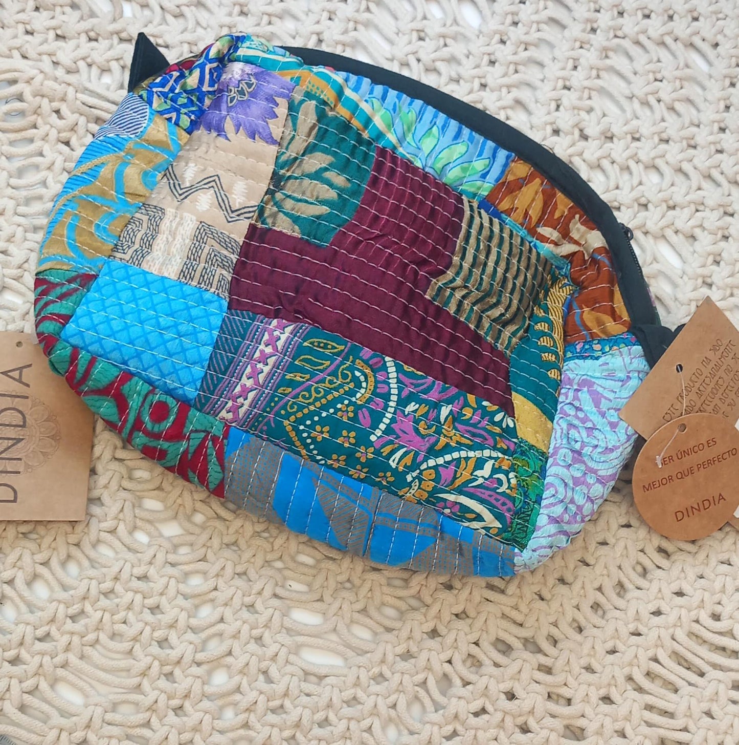 NECESER SAREE, UNA JOYA TEXTIL EN PATCHWORK,MÁGICO Y ÚNICO.ENVÍO GRATIS.