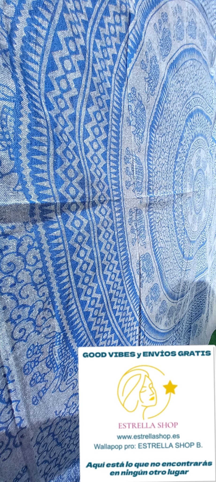 MULTIUSOS CON ELEFANTES Y MANDALA PRECIO SIN COMPETENCIA Y CON ENVÍO GRATIS 210X240CM.