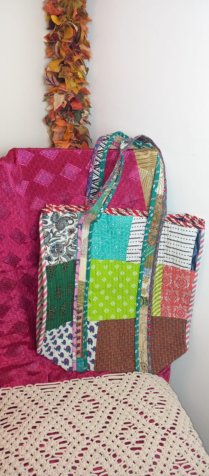 BOLSO TOTE BAG DE FIN DE SEMANA,DE ESCAPADA MODELO NUEVA DELHI,ENVÍO GRATIS SIN PEDIDO MÍNIMO.