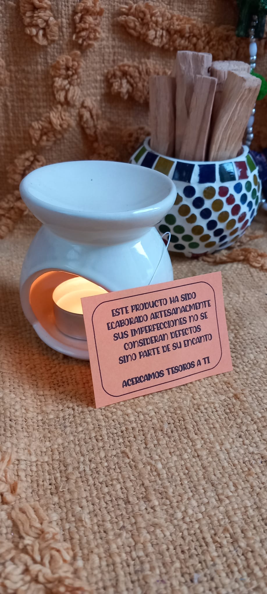 QUEMADOR DE ESENCIAS CON ALMA ARTESANAL Y CON INTENCIÓN. ENVÍO GRATIS SIN PEDIDO MÍNIMO.