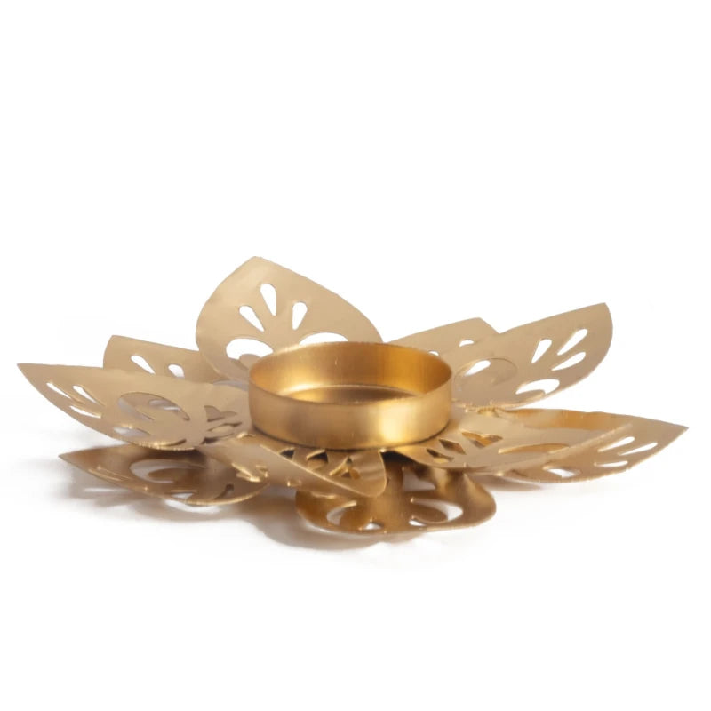 PORTAVELAS FLOR DE LOTO.Este portavelas es ideal como complemento decorativo o regalo original con encanto artesanal.ENVÍO GRATIS SIN PEDIDO MÍNIMO.