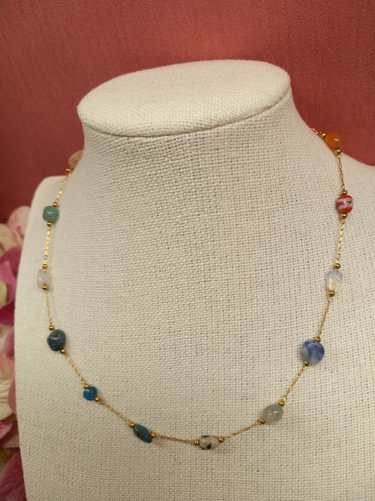 Sublime Authentic Natural Stone Necklace