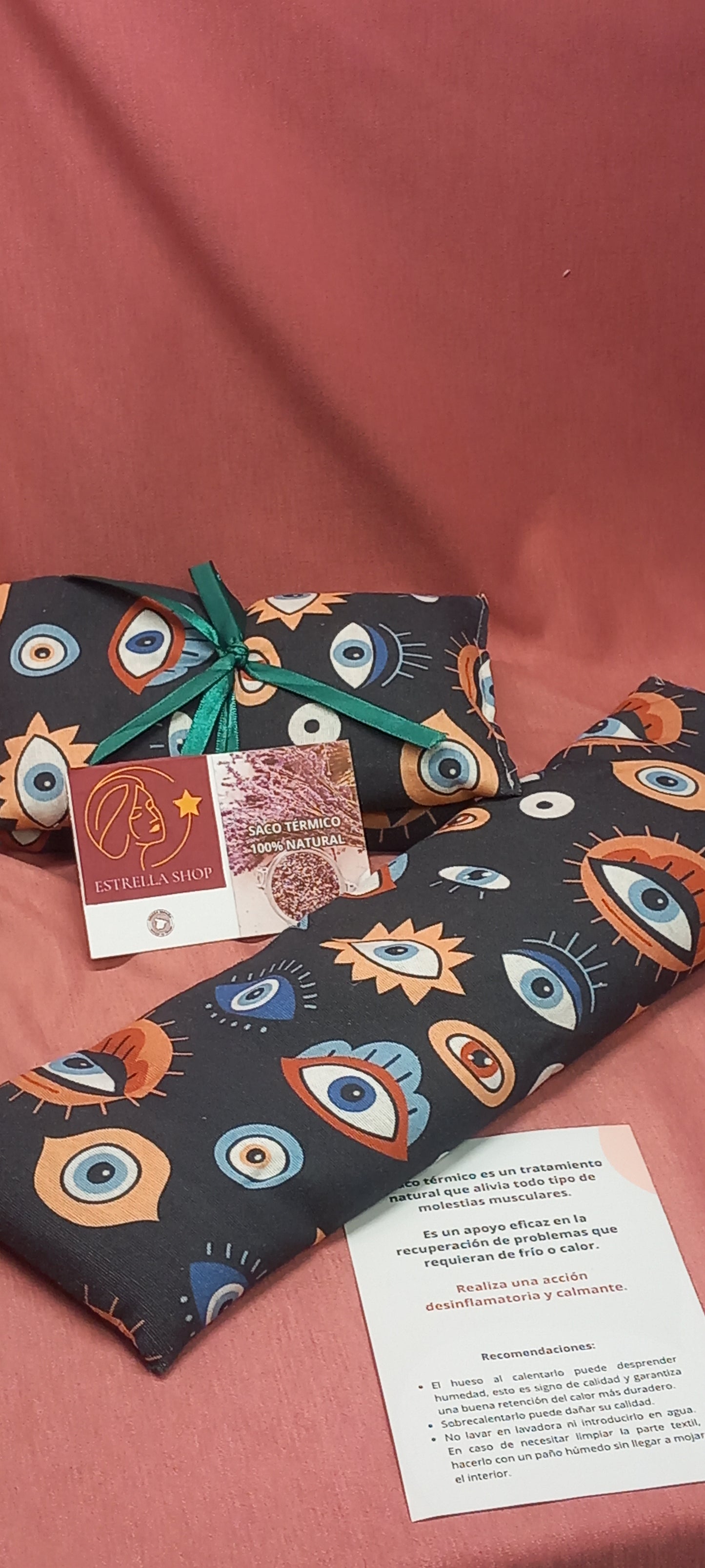 SACO TÉRMICO TERAPEÚTICO OJO TURCO.ENVÍO GRATIS SIN PEDIDO MÍNIMO.