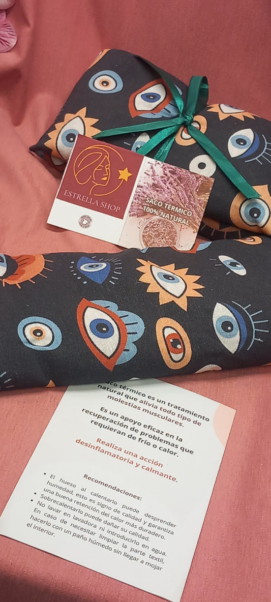 SACO TÉRMICO TERAPEÚTICO OJO TURCO.ENVÍO GRATIS SIN PEDIDO MÍNIMO.