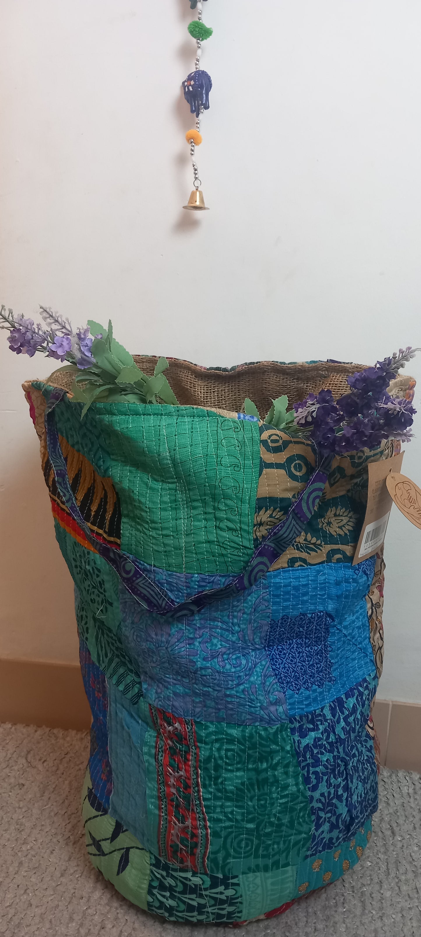 CESTO MAGiCOS al ser MULTIUSOS PATCHORK CON YUTE,MULTIFUNCIONAL CON ESTAMPADOS ÚNICOS,ENVÍO GRATIS SIN PEDIDO MÍNIMO.