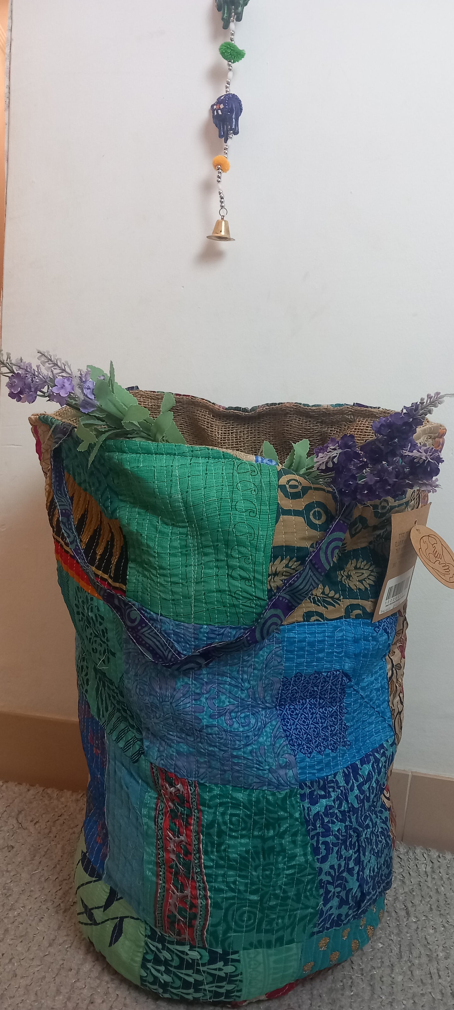 CESTO MAGiCOS al ser MULTIUSOS PATCHORK CON YUTE,MULTIFUNCIONAL CON ESTAMPADOS ÚNICOS,ENVÍO GRATIS SIN PEDIDO MÍNIMO.