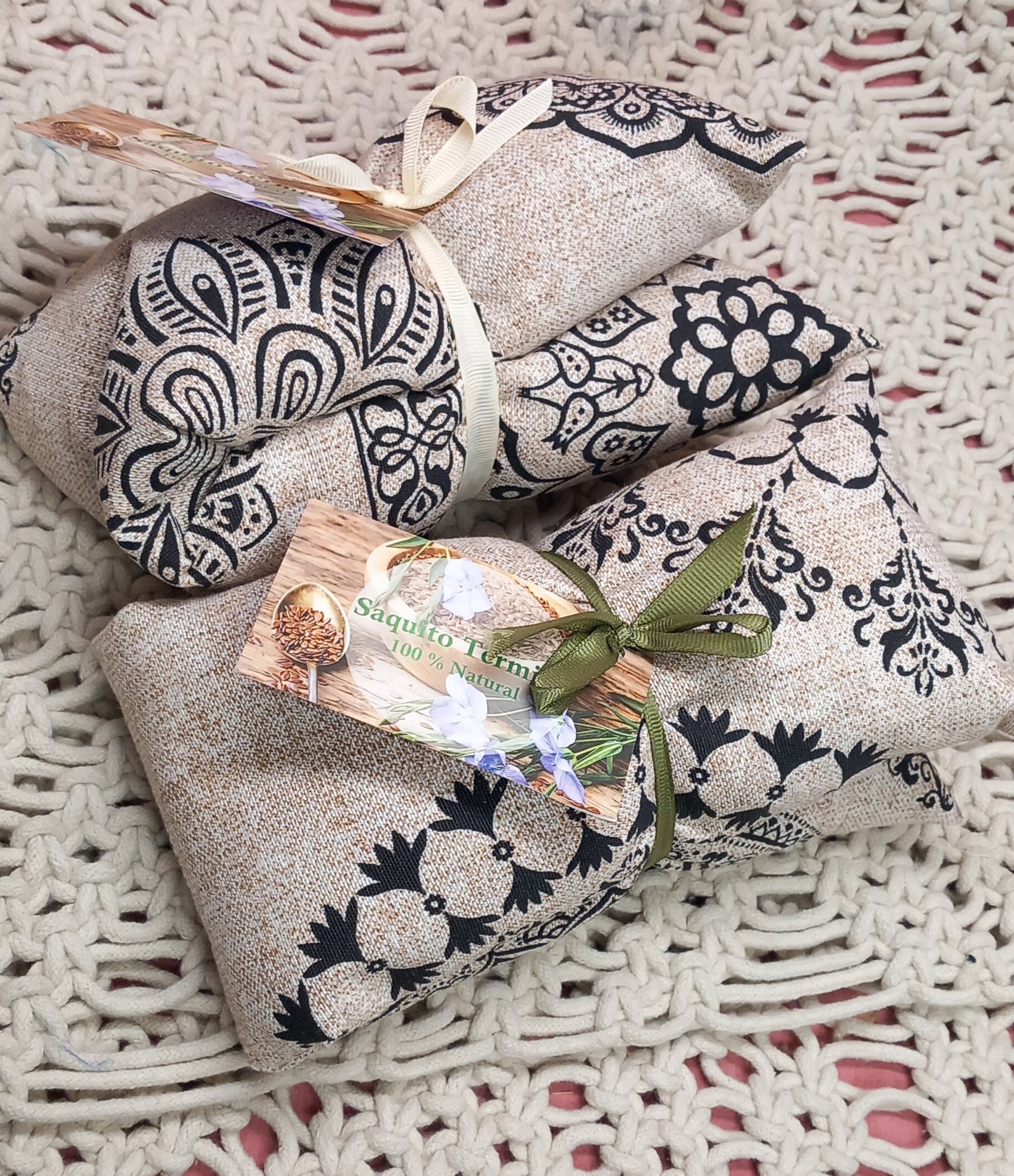 Saco de mandala de la paz sobre fondo gris.Envío gratis.