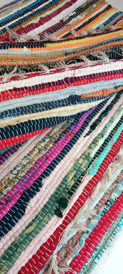 Jarapa multicolor de 120x200cm modelo Indira,elaborada artesanalmente multifución y multiusos.ENVIO GRATIS SIN PEDIDO MÍNMO.