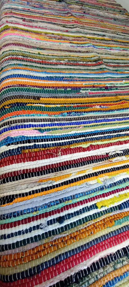 Jarapa multicolor de 120x200cm modelo Indira,elaborada artesanalmente multifución y multiusos.ENVIO GRATIS SIN PEDIDO MÍNMO.