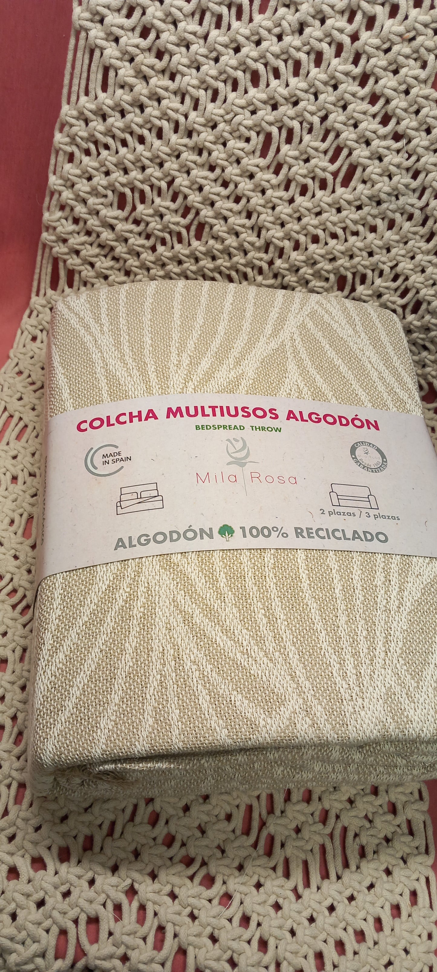 JARAPA MULTIUSOS 230X260 ALGODÓN 100X100 ES UN PRODUCTO ECOLÓGICO Y ARTESANAL.ENVÍO GRATIS SIN PEDIDO MÍNIMO.