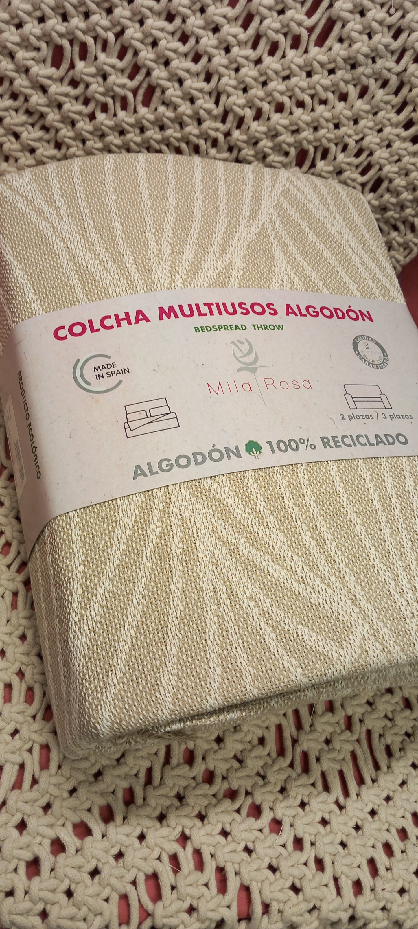 JARAPA MULTIUSOS 230X260 ALGODÓN 100X100 ES UN PRODUCTO ECOLÓGICO Y ARTESANAL.ENVÍO GRATIS SIN PEDIDO MÍNIMO.