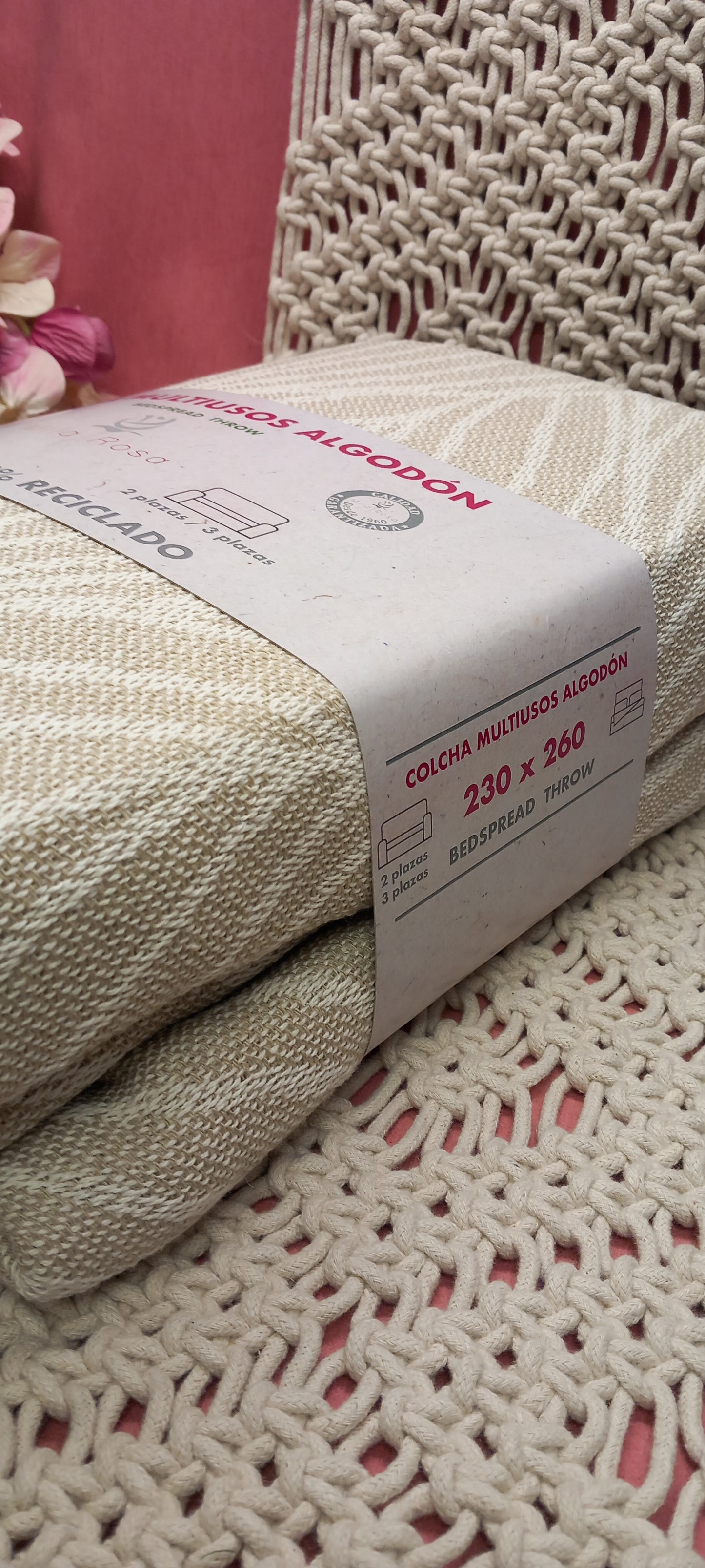 JARAPA MULTIUSOS 230X260 ALGODÓN 100X100 ES UN PRODUCTO ECOLÓGICO Y ARTESANAL.ENVÍO GRATIS SIN PEDIDO MÍNIMO.