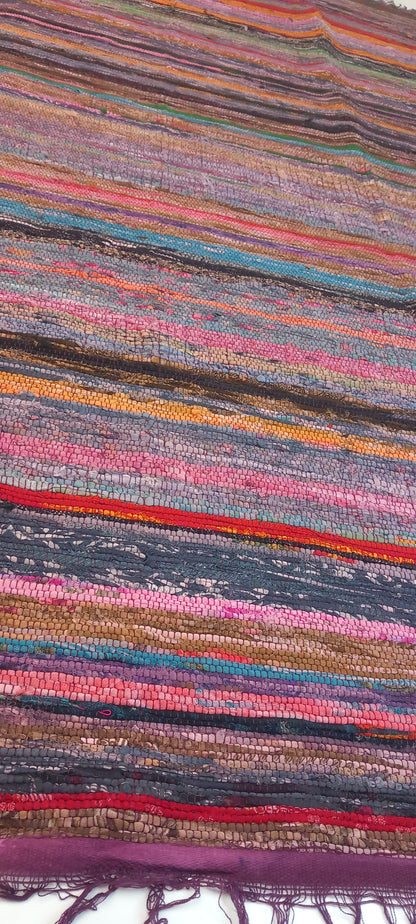 JARAPA PLAID ALFOMBRA FLECO BERENJENA,MODELO SHIVAYA MULTIUSOS Y MULTICOLOR 100X200CM.TEXTURA Y TRADICIÓN EN UNA SOLA PIEZA.ENVÍO GRATIS SIN PEDIDO MÍNIMO.