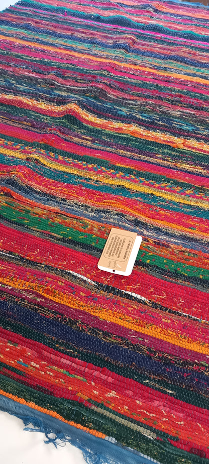 JARAPA PLAID ALFOMBRA FLECO AZUL,MODELO MARAJÁ MULTIUSOS Y MULTICOLOR 100X200CM.TEXTURA Y TRADICIÓN EN UNA SOLA PIEZA.ENVÍO GRATIS SIN PEDIDO MÍNIMO.