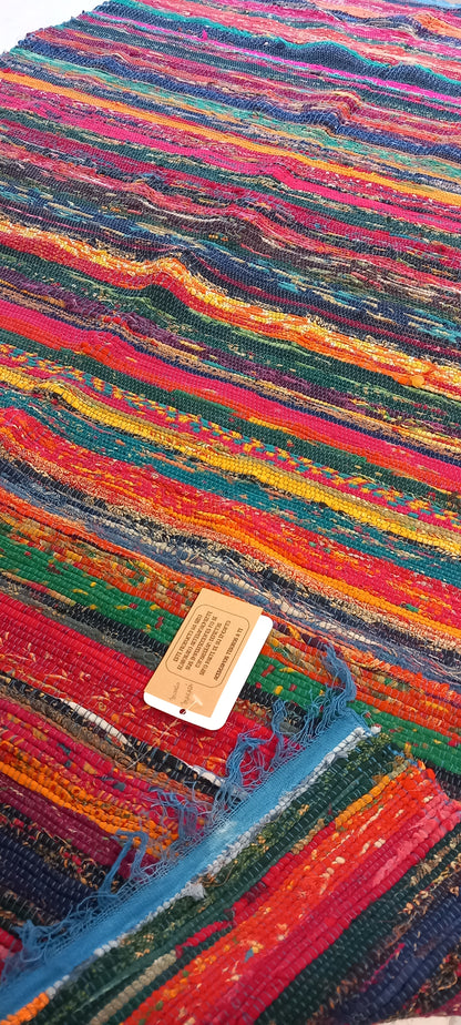 JARAPA PLAID ALFOMBRA FLECO AZUL,MODELO MARAJÁ MULTIUSOS Y MULTICOLOR 100X200CM.TEXTURA Y TRADICIÓN EN UNA SOLA PIEZA.ENVÍO GRATIS SIN PEDIDO MÍNIMO.
