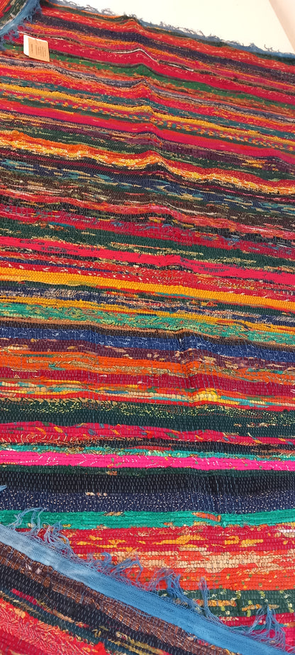 JARAPA PLAID ALFOMBRA FLECO AZUL,MODELO MARAJÁ MULTIUSOS Y MULTICOLOR 100X200CM.TEXTURA Y TRADICIÓN EN UNA SOLA PIEZA.ENVÍO GRATIS SIN PEDIDO MÍNIMO.
