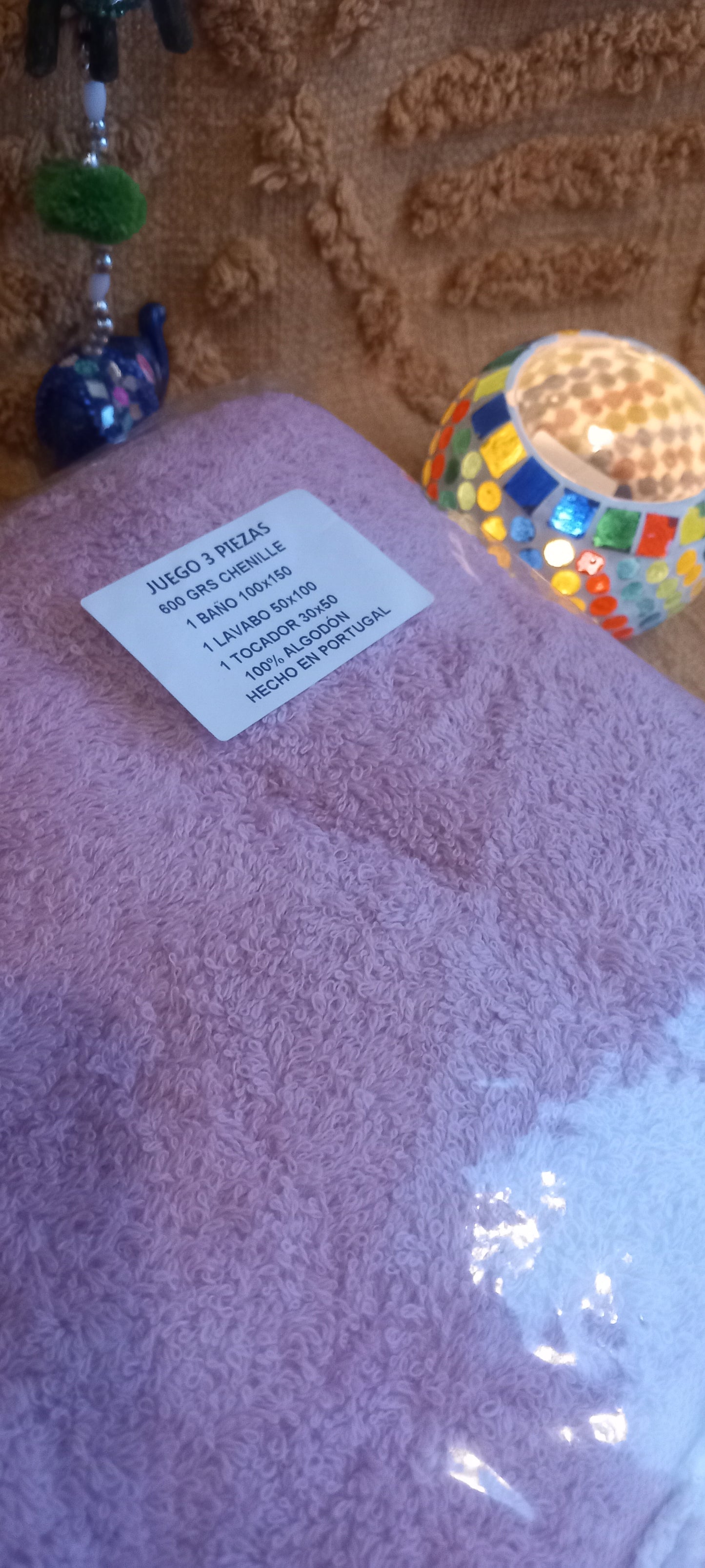 JUEGO DE TOALLAS 3PIEZAS 600GRAMOS ALGODÓN PURO 100% ENVÍO GRATIS SIN PEDIDO MÍNIMO.