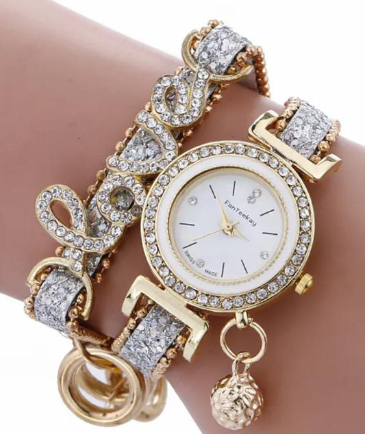 LOVE watch and bracelet for women