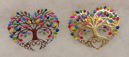 Mandala brooch with the lucky Tree of Life