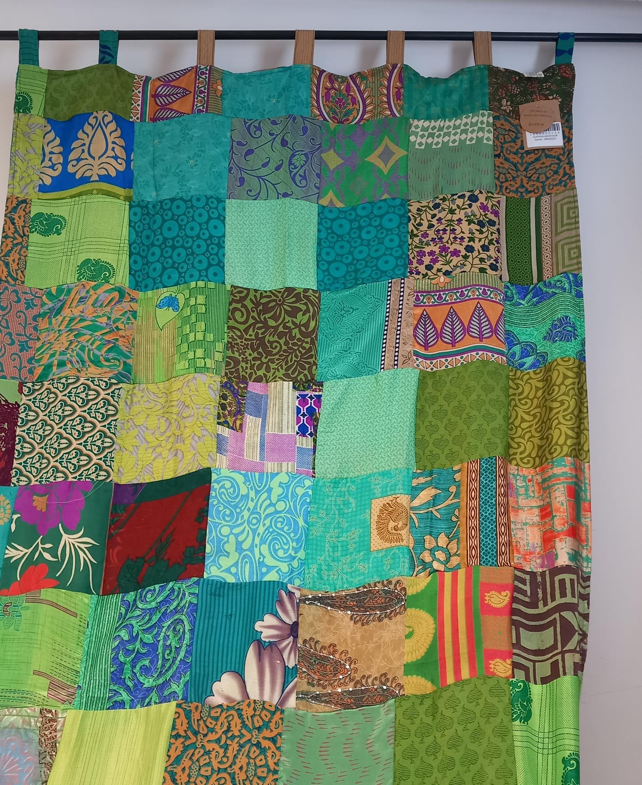 Cortina Bohemia Multicolor A DOBLE CARA.Envío Gratis y precio sin competencia. Modelo ESPERANZA