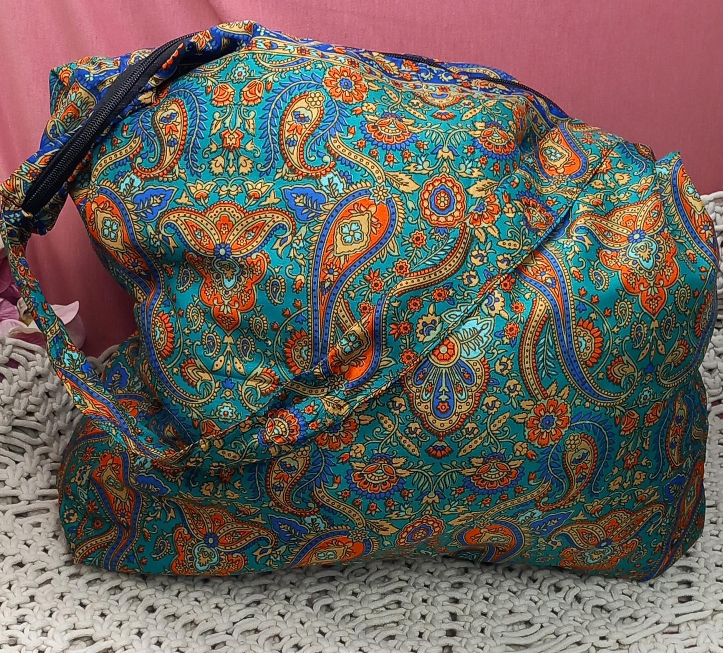 Bolso india 100%artesanía India...Con cremallera.Envío gratis sin pedido mínimo. Modelo Bangalore.