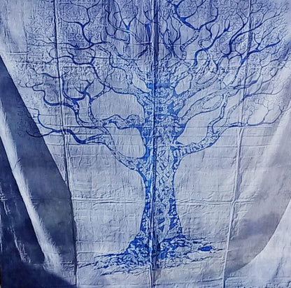MULTIUSO PLAID CUBRE Árbol de la vida.ARTESANÍA INDIA 210X240CM ENVÍO GRATIS SIN PEDIDO MÍNIMO.