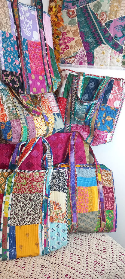 BOLSA TOTE BAG MULTIFUNCION REVERSIBLE MODELO BOMBAY CON ENVÍO GRATIS SIN PEDIDO MÍNIMO.