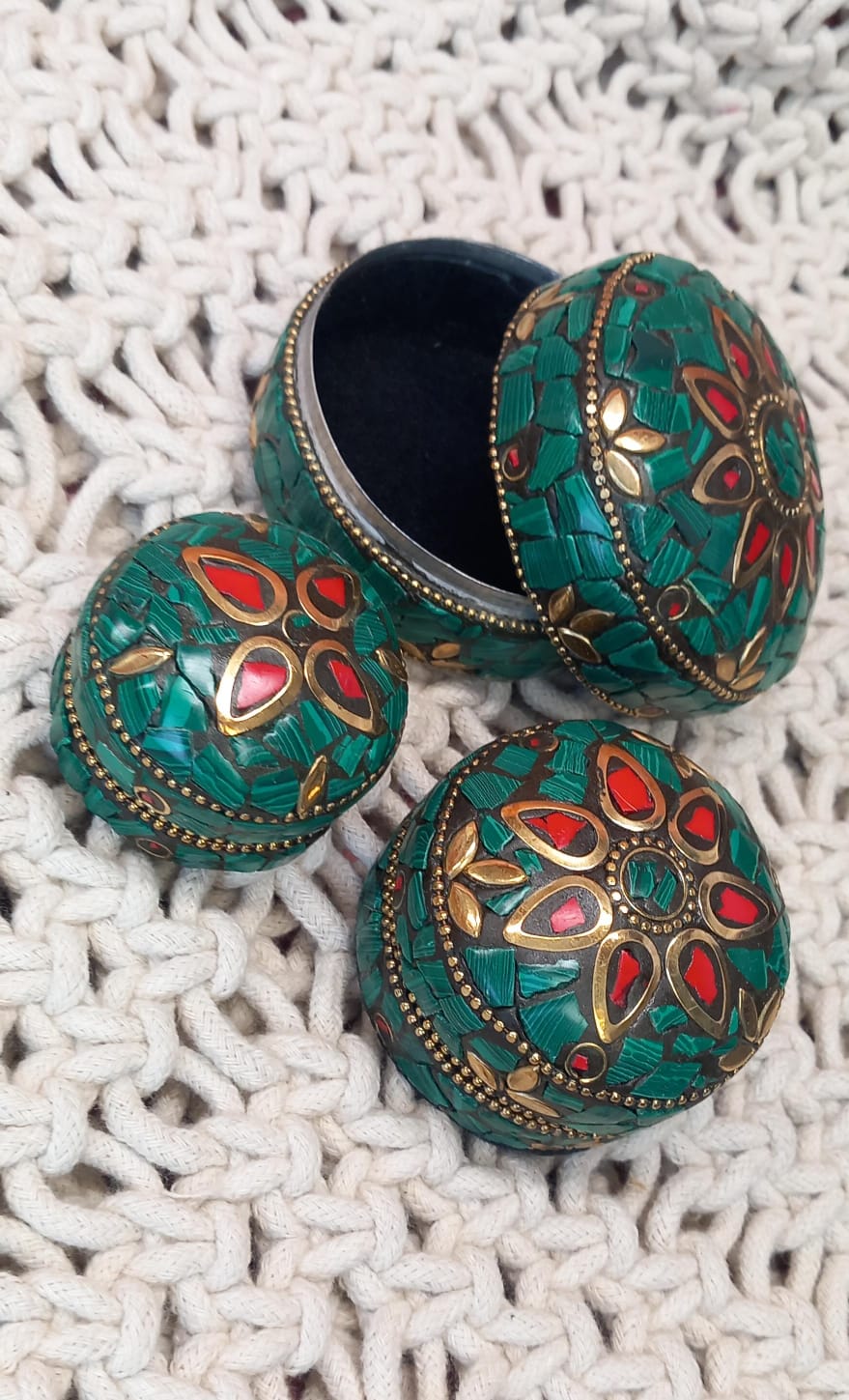 SET DE 3 CAJAS JOYERO INDIA MÁGICA.ENVÍO GRATIS.EL PRECIO ES POR EL SET DE LAS 3.