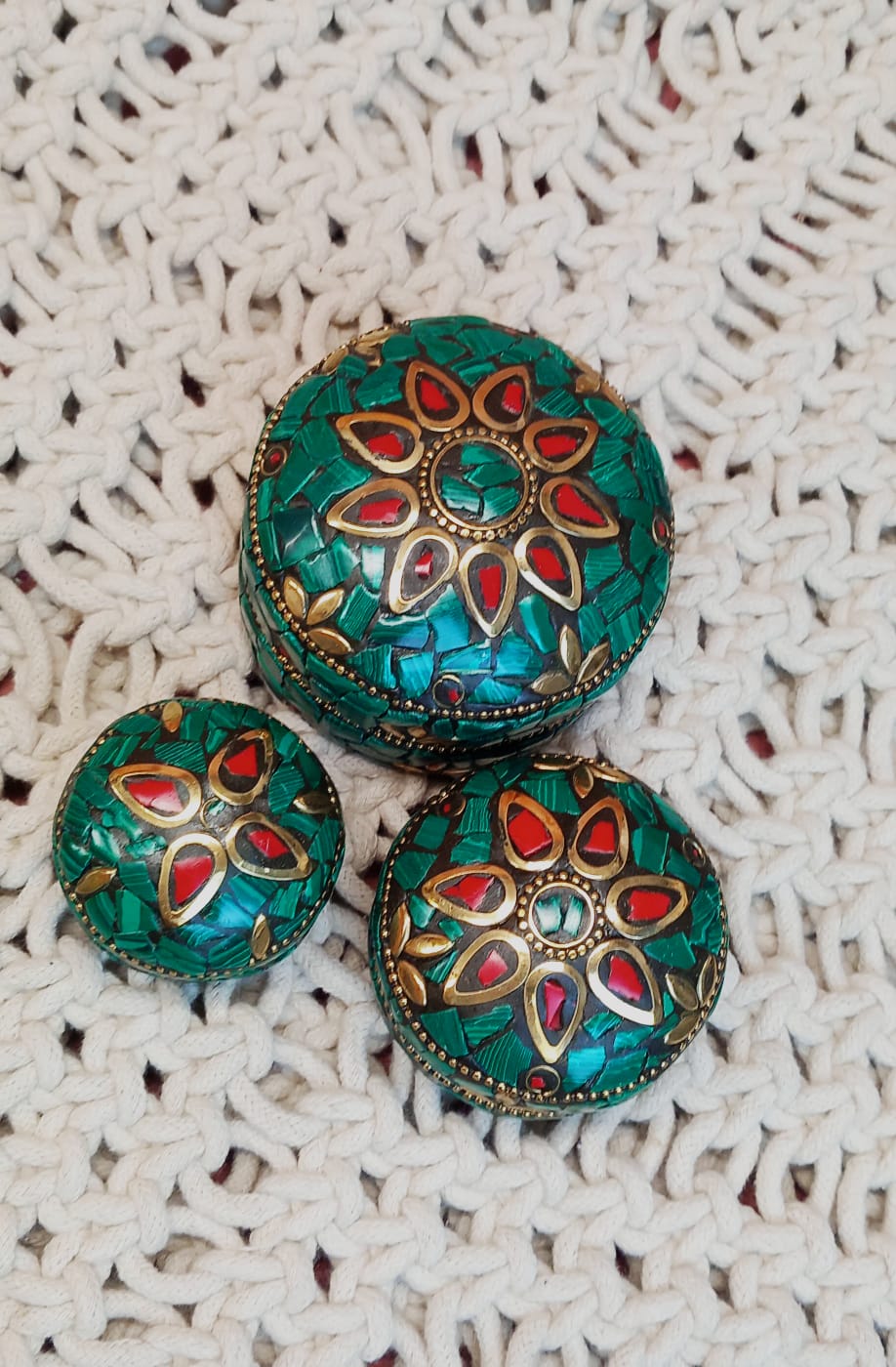 SET DE 3 CAJAS JOYERO INDIA MÁGICA.ENVÍO GRATIS.EL PRECIO ES POR EL SET DE LAS 3.