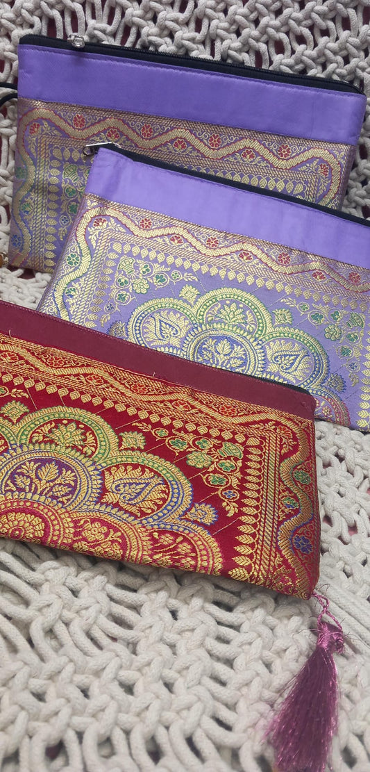 NECESER EN SEDA ELEGANTE IRREPETIBLE Y ESPECIAL. MÁS COLORES EN WEB.ENVÍO GRATIS SIN PEDIDO MÍNIMO.