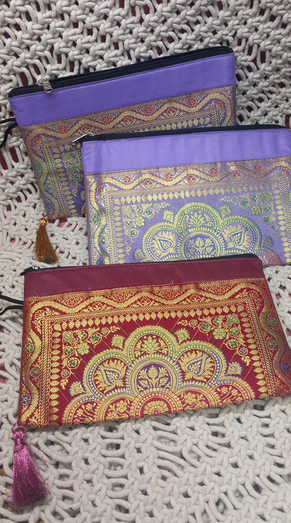 NECESER EN SEDA ELEGANTE IRREPETIBLE Y ESPECIAL. MÁS COLORES EN WEB.ENVÍO GRATIS SIN PEDIDO MÍNIMO.