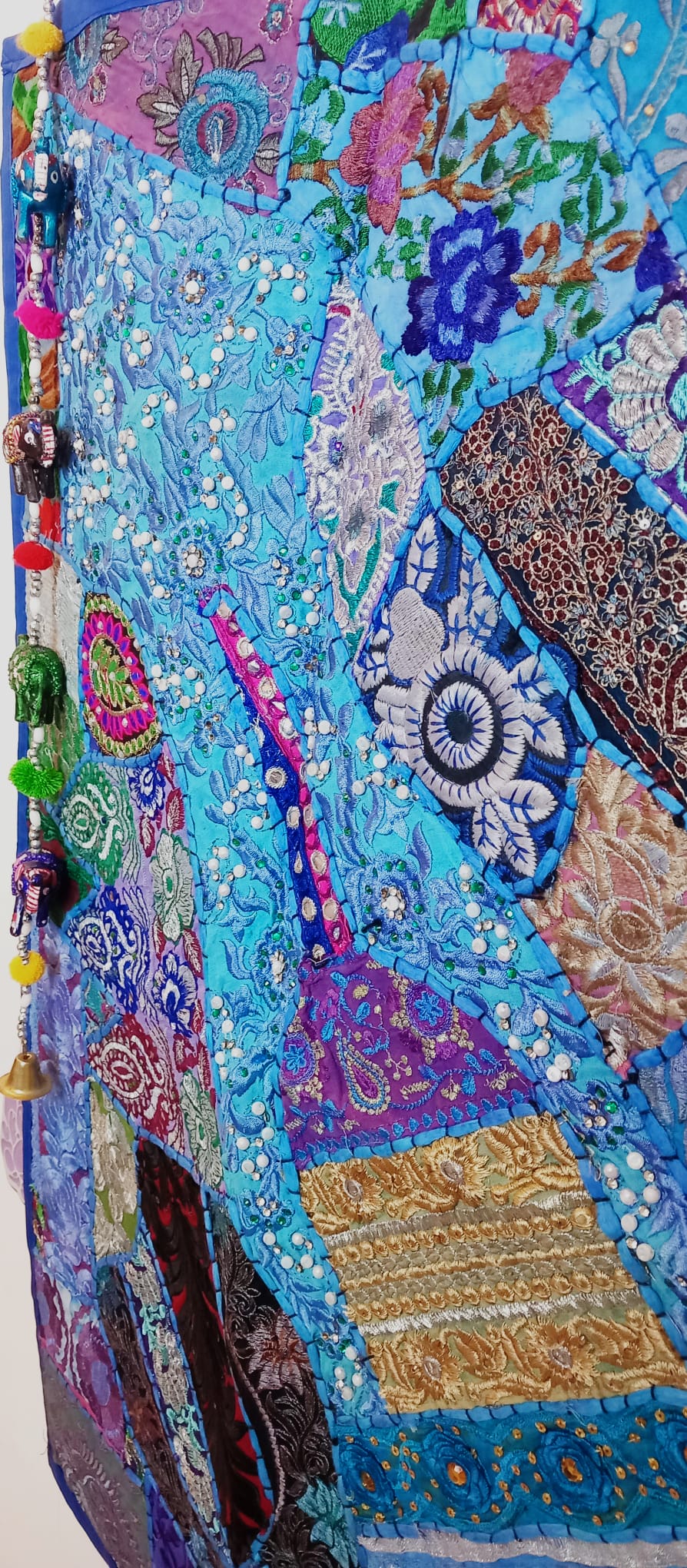 TAPIZ PATCHWORK UN CLÁSICO DEL ARTE TEXTIL HECHO A MANO Y CON CORAZÓN EN INDIA.ENVÍO GRATIS SIN PEDIDO MÍNIMO.