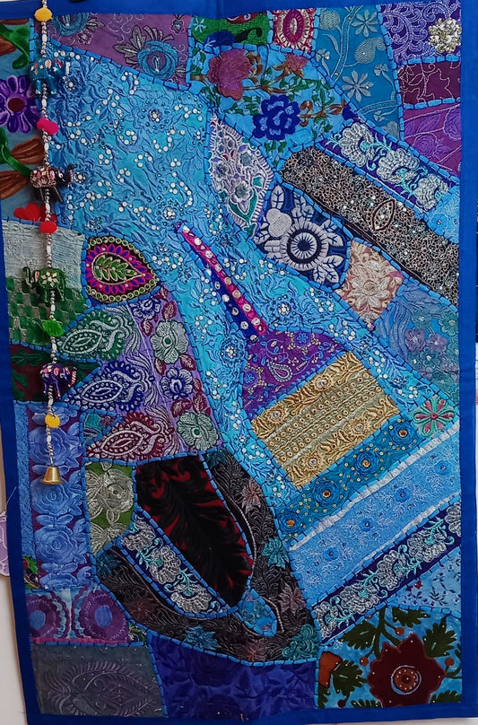 TAPIZ PATCHWORK UN CLÁSICO DEL ARTE TEXTIL HECHO A MANO Y CON CORAZÓN EN INDIA.ENVÍO GRATIS SIN PEDIDO MÍNIMO.