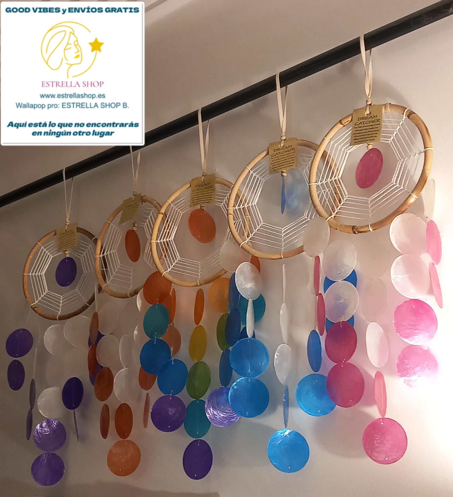ATRAPASUEÑOS EXCLUSIVO CON SIMBOLISMO PROFUNDO Y BELLEZA ARTESANAL.ENVÍO GRATIS SIN PEDIDO MÍNIMO.