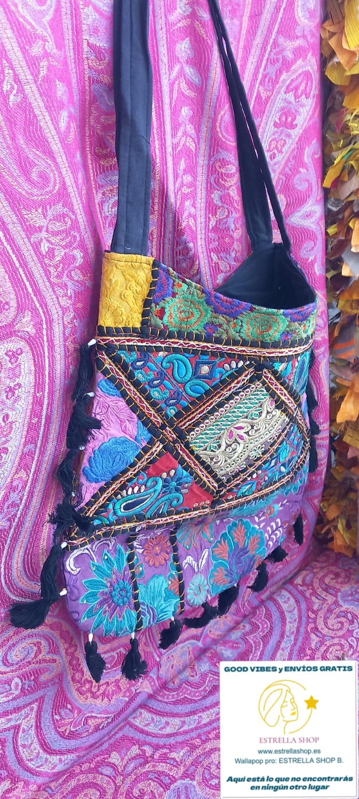 UN BOLSO CON ALMA,SIGNIFICADO Y ESTILO ÚNICO.BOLSO AGRA NAYA.ENVÍO GRATIS SIN PEDIDO MÍNIMO.