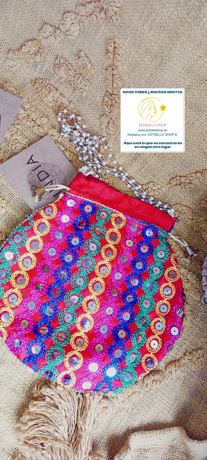 BOMBONERA ESPECIAL ART PRATTI HECHA ARTESANALMENTE EN INDIA.COMPLEMENTO EXCLUSIVO Y DIFERENTE.Varios colores.Precio sin competencia.Envío Gratis.