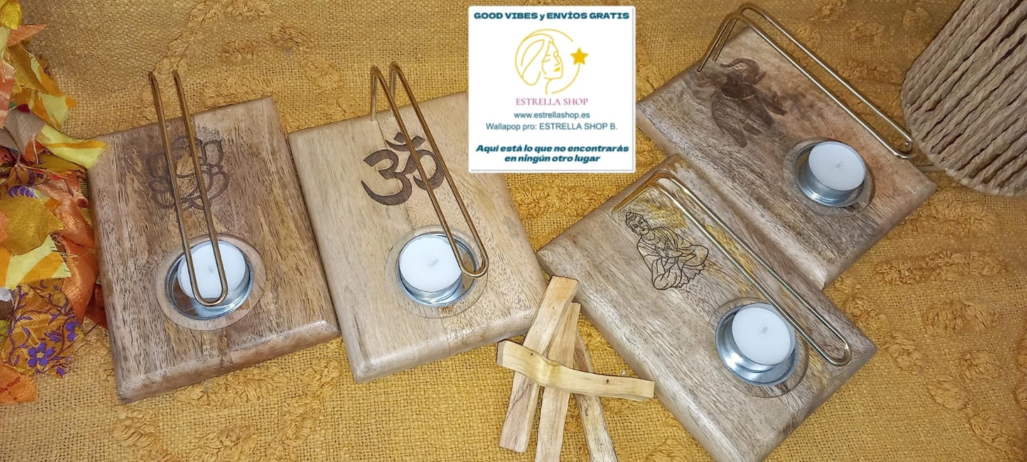 QUEMADORES DE PALO SANTO Y SAHUMERIOS.JOYAS DE MADERA DECORATIVAS CON ALMA MÍSTICA.ENVÍO GRATIS SIN PEDIDO MÍNIMO.