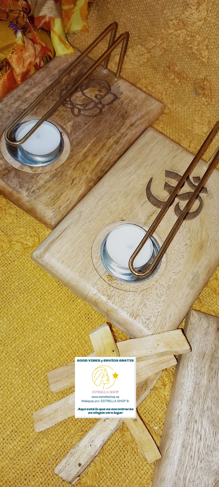 QUEMADORES DE PALO SANTO Y SAHUMERIOS.JOYAS DE MADERA DECORATIVAS CON ALMA MÍSTICA.ENVÍO GRATIS SIN PEDIDO MÍNIMO.