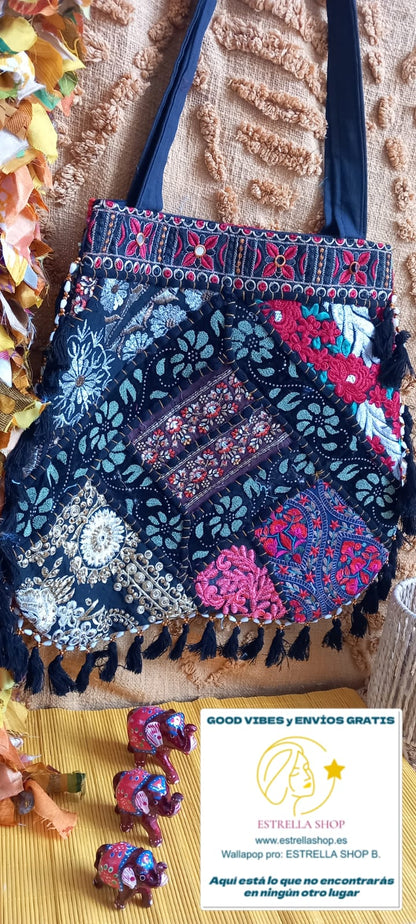 UN BOLSO CON ALMA,SIGNIFICADO Y ESTILO ÚNICO.BOLSO BOMBAY NAYA.ENVÍO GRATIS SIN PEDIDO MÍNIMO.