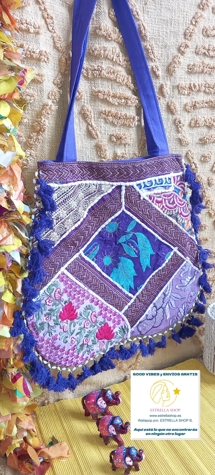 UN BOLSO CON ALMA,SIGNIFICADO Y ESTILO ÚNICO.BOLSO CALCUTA NAYA.ENVÍO GRATIS SIN PEDIDO MÍNIMO.