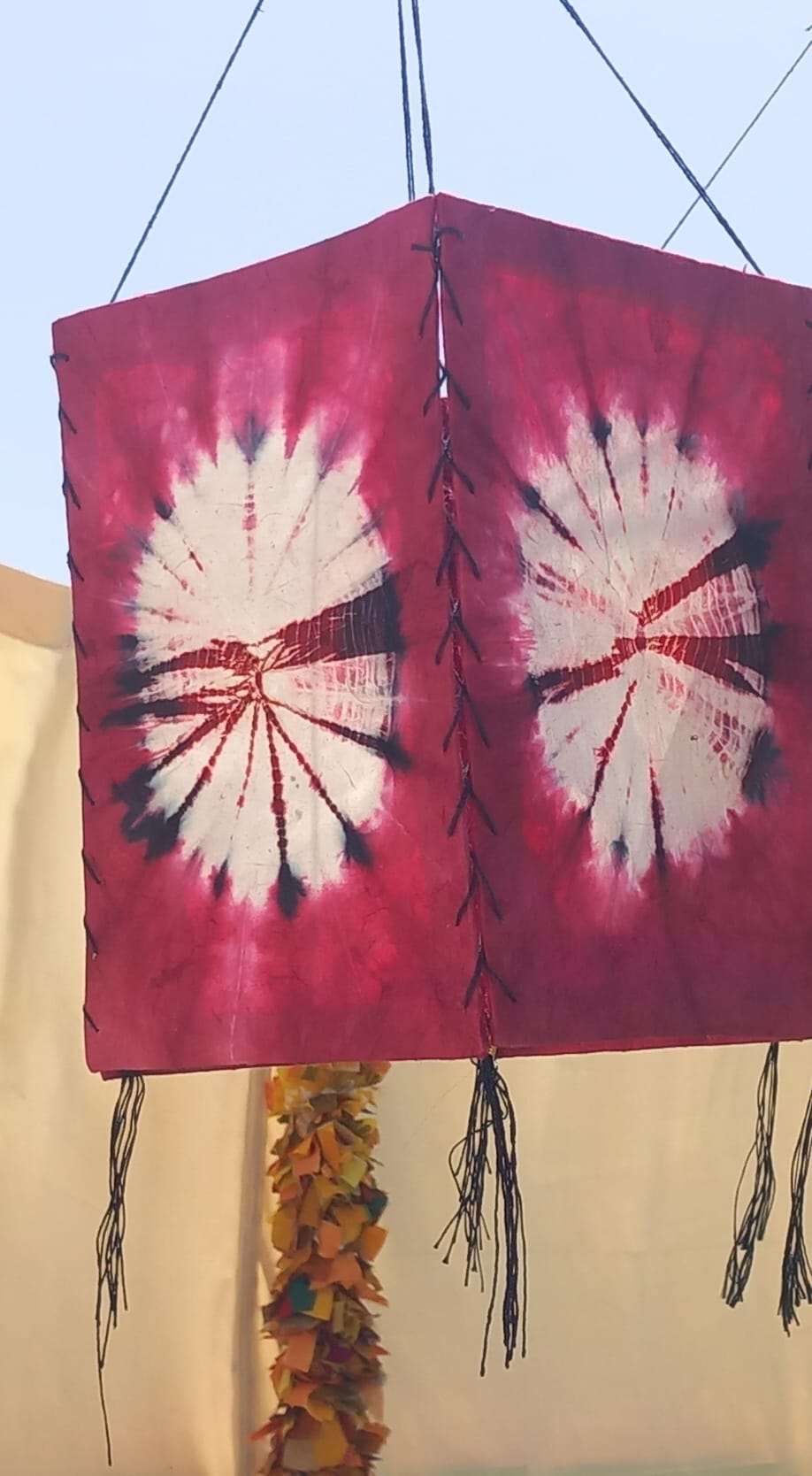 LÁMPARAS DECORATIVAS CON TRADICIÓN TYE DYE ARTESANALMENTE ELABORADAS.ENVÍO GRATIS SIN PEDIDO MÍNIO.