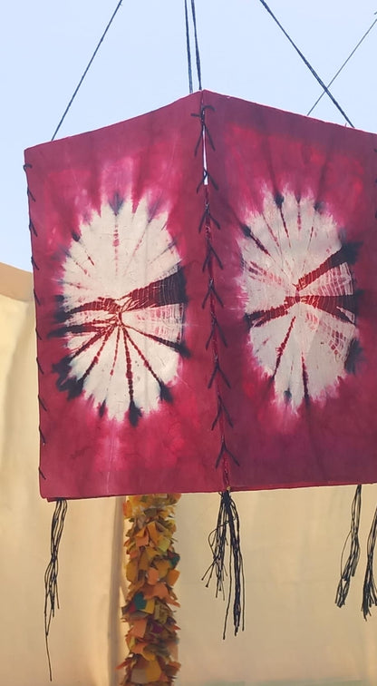 LÁMPARAS DECORATIVAS CON TRADICIÓN TYE DYE ARTESANALMENTE ELABORADAS.ENVÍO GRATIS SIN PEDIDO MÍNIO.