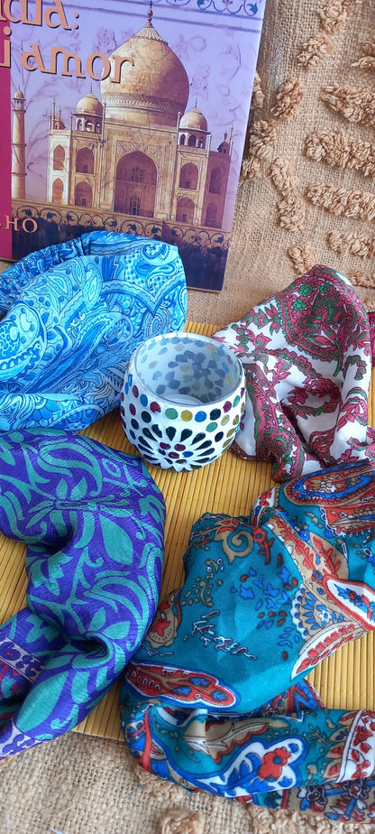 PACK DE 4 DIADEMAS SEDOSAS SAREE.ENVÍO GRATIS SIN PEDIDO MÍNIMO.